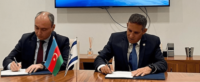 מנהל סוכנות החלל, אורי אורון ויו״ר סוכנות החלל האזארית, סמאדין אסאדוב