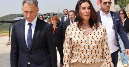 שרת התחבורה מירי רגב ושר התחבורה והפיתוח הדיגיטלי של אזרבייג'ן, רשאד נבאייב