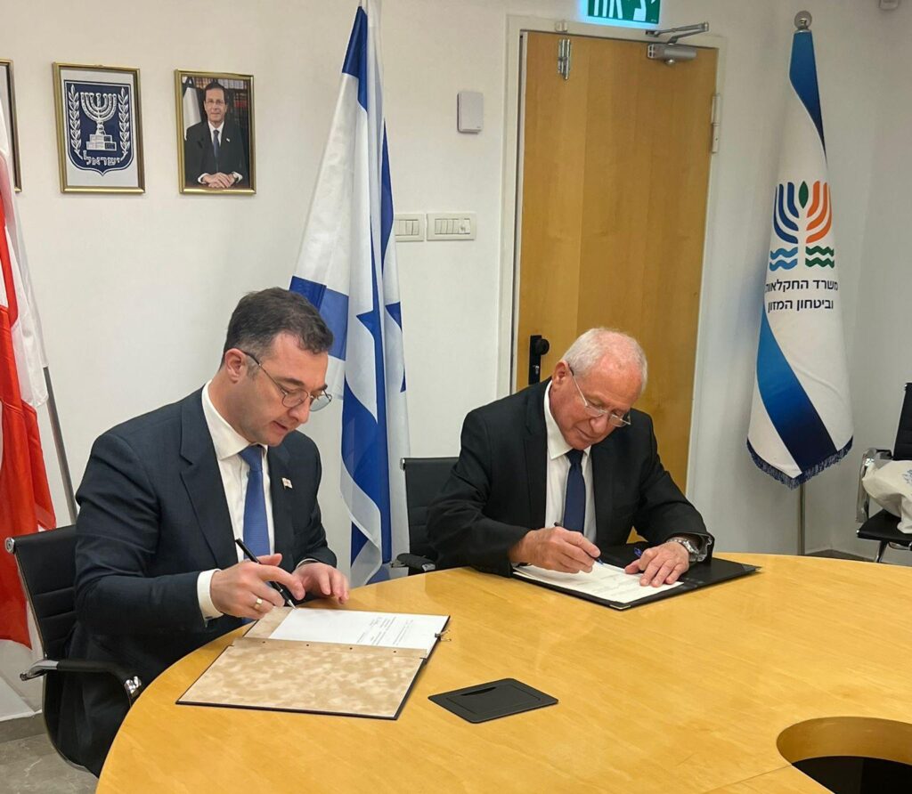 2 שרי החקלאות של ישראל וגיאורגיה